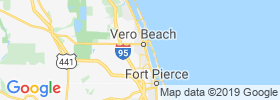 Vero Beach South map